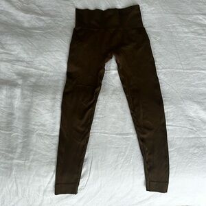 set active brown leggings